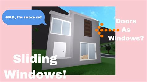 🤯 How To Make A Sliding Window In Bloxburg 🤯 Youtube