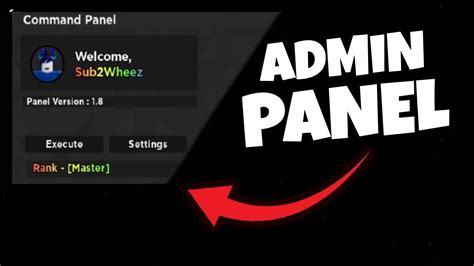 How To Make An ADMIN Panel In ROBLOX Read Comment YouTube