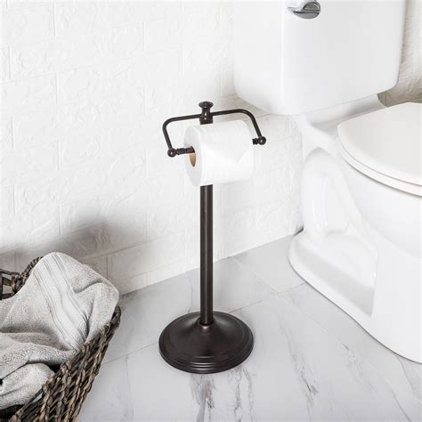 Better Homes And Gardens Oil Rubbed Bronze Standing Toilet Paper Holder