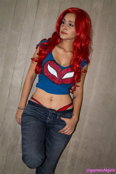 Gamesngirls On Twitter Lady Kaylee As Marvel S Mary Jane Watson At