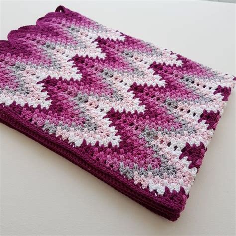 Crochet Pattern Heartbeat Ripple Bymimzan Etsy Sweden Crochet