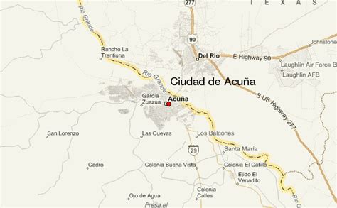 Mapa De Ciudad Acuna Coahuila Images And Photos Finder