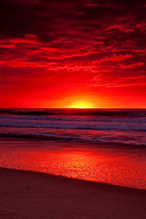Amazing Sunset Red Sunset Sunset Beach Sunrise Sunset Beach Sunsets