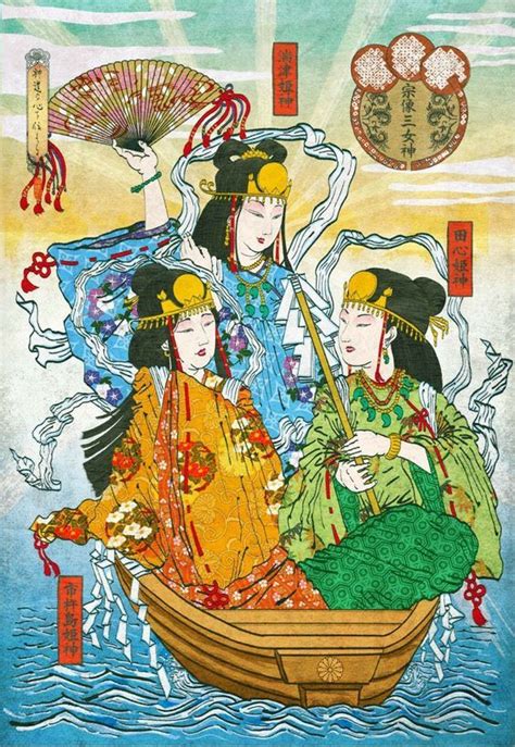 เทพเจ้าของญี่ปุ่น | アジアのアート, 日本神話, 神様 イラスト