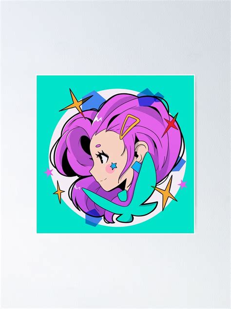 Cute And Casual Sporty Anime Girl Poster By Graphic Genie Redbubble