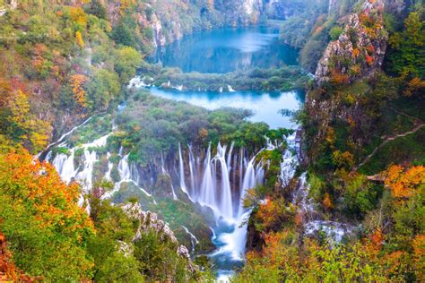 Waterfalls Join 16 Natural Lakes In Croatias Breathtaking Plitvice