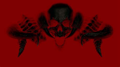 Devil Red Skull Tumblr Wallpapers Wallpaper Cave