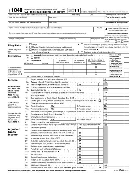 Us Tax Abroad Expatriate Form 1040