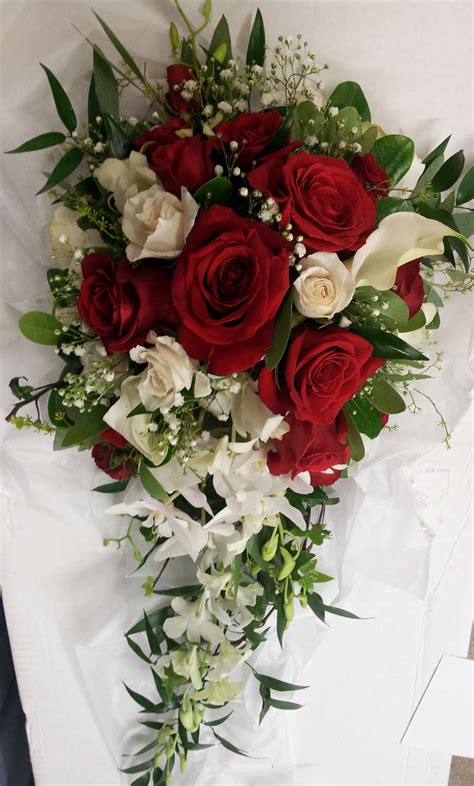 Many people think about orchid flowers regarding fragile for use for wedding. Stunning rose and orchid bridal bouquet from #Bernsflowers ...