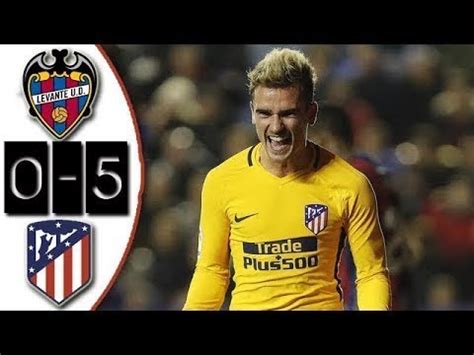 Levante 1, atlético de madrid 0. LEVANTE vs ATLETICO MADRID:Liga Santander 2017 Buts et ...