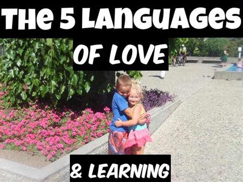 Funky Frugal Mommy The 5 Languages Of Love And Learning — Learn To