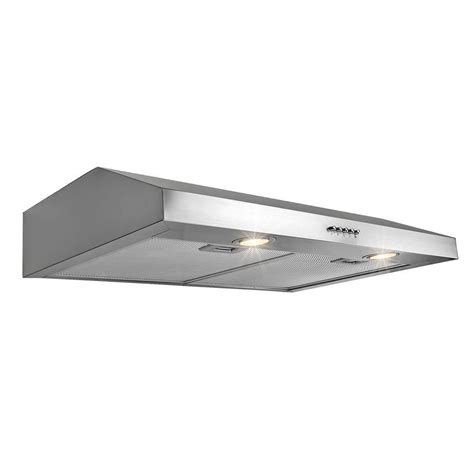 This particular ductless range hood boasts a tough construction which makes it extremely durable and ideal for use. AKDY 30 in. Kitchen Under Cabinet Range Hood in Stainless ...