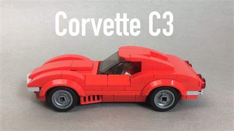 Lego Chevrolet Corvette C3 Instructions Youtube