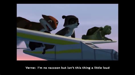 Over The Hedge Rj Verne Hammy And Stella Are Flying To They Destination