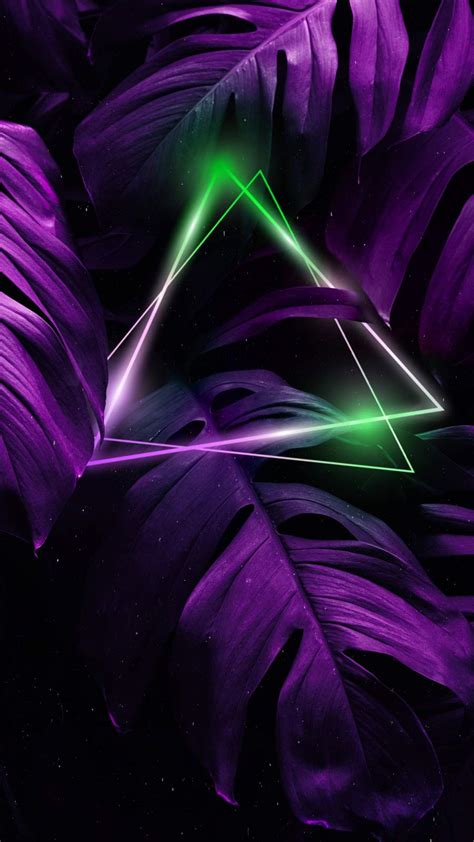 Nature Triangle Neon Iphone Wallpaper Iphone Wallpapers
