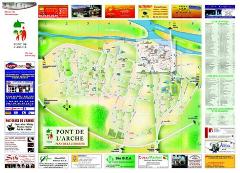 Pont de l arche bp. Calaméo - Pont-de-l'Arche : plan de ville / plan touristique