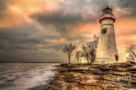 Marblehead Lighthouse Hdr Photograph By Michael Shake Fine Art America