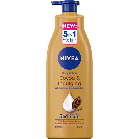 Nivea Cocoa Butter Body Lotion 48 Hour Deep Moisturiser 400ml Woolworths