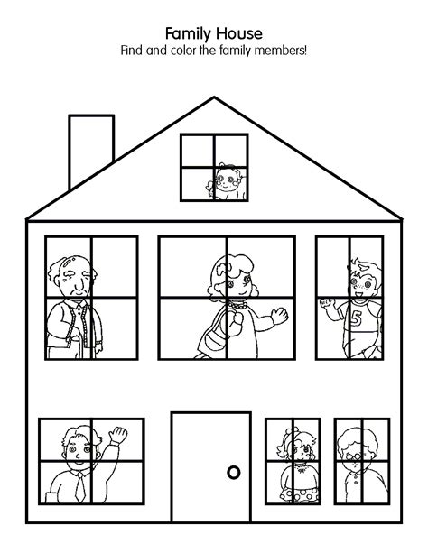 Download coloring house for kindergarten - XyzColoring