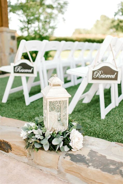 Lantern Aisle Markers Outdoor Wedding Decorations Wedding Cere