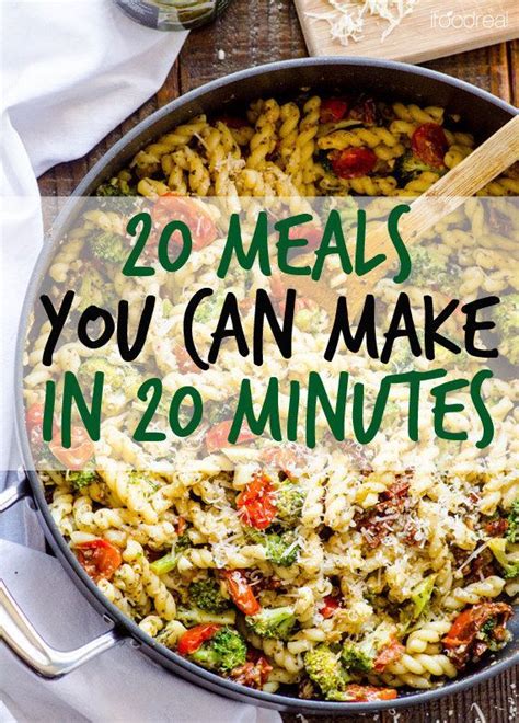 Here Are 15 Meals You Can Make In 15 Minutes Artofit