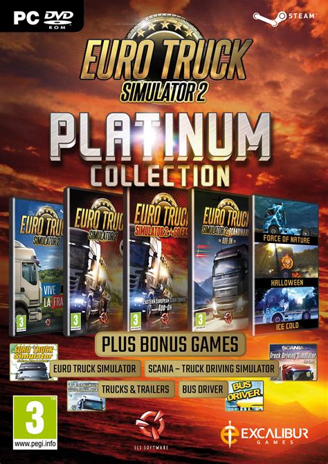 Euro Truck Simulator 2 Platinum Collection Pc Dvd Ebay