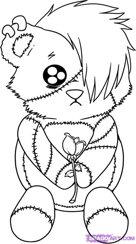 Emo Love Coloring Pages Disney Coloring Pages