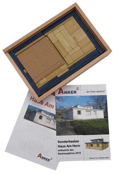 Ein besuch beim haus f das echte selbstbauprojekt ist noch nicht bis ins letzte detail fertig. Anker-Baukasten Haus am Horn | Design | Bauhaus | weimar Shop