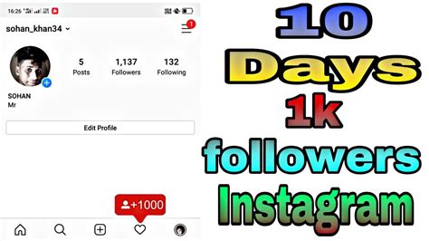 Increase 1k Followers 10 Days On Instagram 100working How Get Free