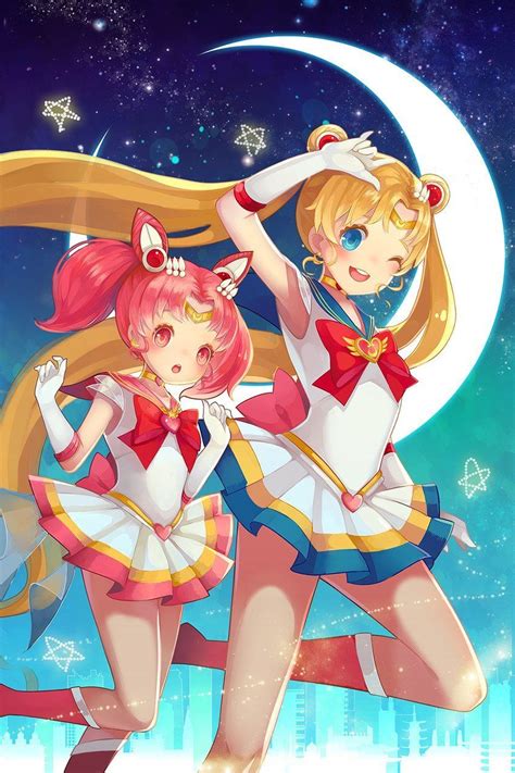 sailor moon and her daughter telegraph