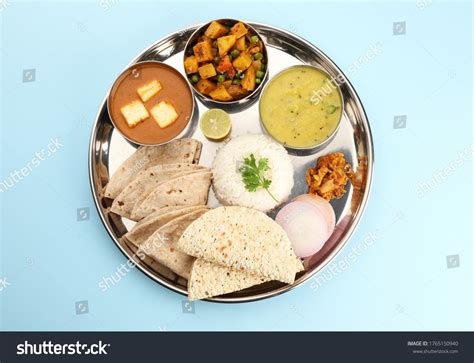Indian Food Indian Food Thali North Stock Photo 1765150940 Shutterstock