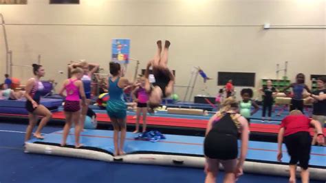 Mga Gymnastics And Cheer Flipping With Friends Youtube