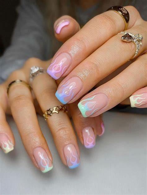 46 Cute Acrylic Nail Designs Youll Want To Try Today In 2023 Cute