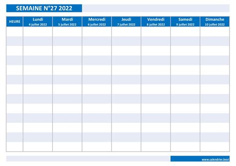 We did not find results for: Semaine 27 2022 : dates, calendrier et planning ...