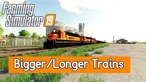Farming Simulator 19 How To Add More Train Cars Longer Trains Increase