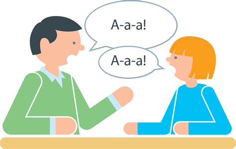 Speech Therapy Homework With A Speech Therapist Stock Illustration