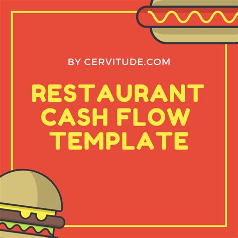 5 Year Restaurant Cash Flow And Financial Projections Template Cervitude™