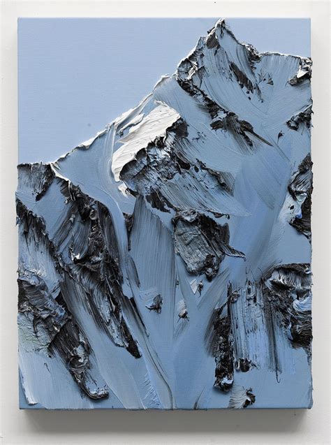 Conrad Jon Godlys Abstract Mountains Drip From The Canvas Mountain