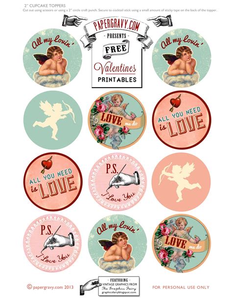 Free kraft pantry & spice labels. Valentine Printables - Labels - Flags - Cupcake Toppers ...