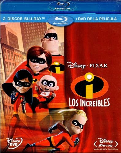 Los Increibles Disney Pixar Pelicula Blu Ray Dvd 44900 En Mercado Libre