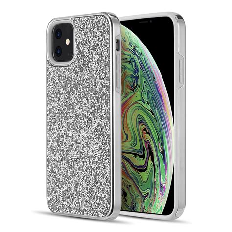 Apple Iphone 11 Case By Insten Electroplated Frame Hard Snap In