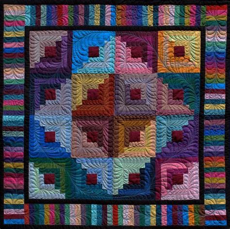 Judy martin quilts log cabin. Amish Log Cabin quilt. | Log cabin quilt pattern, Log ...