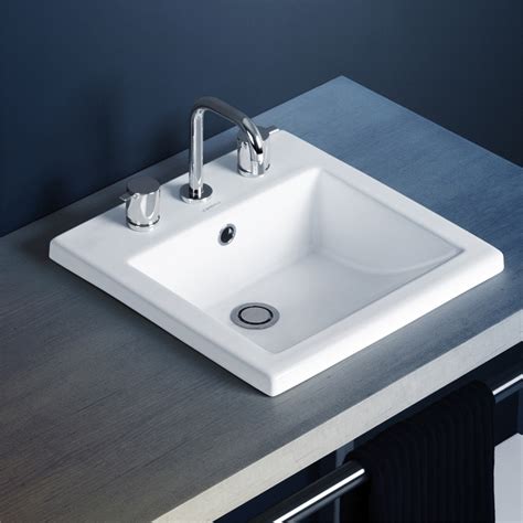 Choose a bathroom sink that suits your style and layout is important to getting your bathroom renovation right. Caroma Liano Vanity Basin 3TH White | Bunnings Warehouse