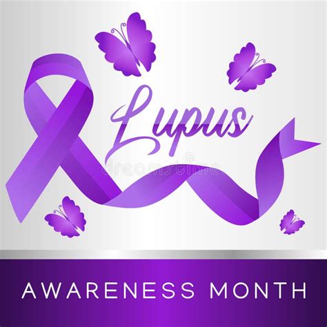 May Is Lupus Awareness Month Holiday Concept Template For Background