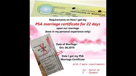 How To Get Psa Marriage Certificate Filipinerde Filipinli Kizla Yasal Evlenmek Icin Gerekli