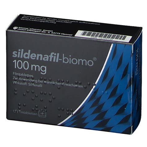 Sildenafil Biomo® 100 Mg 12 St Shop