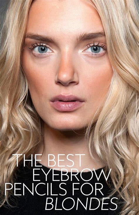 Best Eyebrow Pencil Shade For Blondes Blonde Eyebrow Pencil Blonde