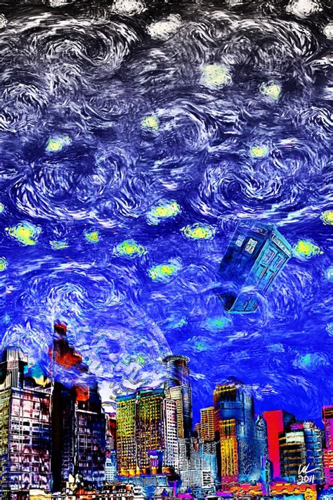 50 Doctor Who Starry Night Wallpaper On Wallpapersafari