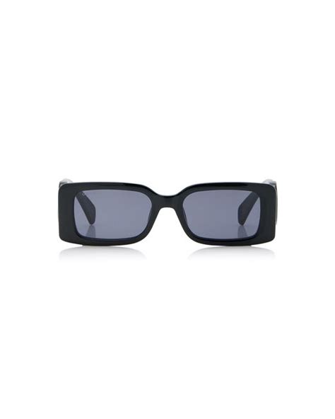 Gucci Acetate Sunglasses In Blue Lyst