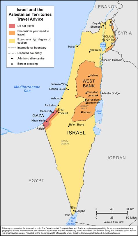 Mapa izraele se v 20. Israel and the Palestinian Territories Travel Advice ...
